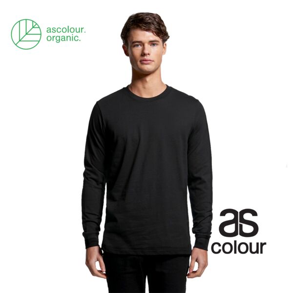 Men's Base Organic Long Sleeve Tee (Retail Quality) Thumbnail